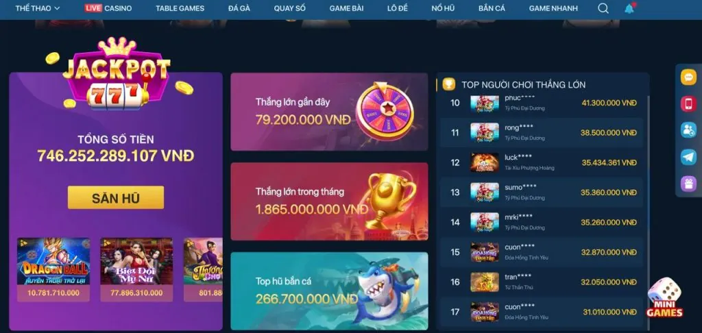 Giao diện ứng dụng JBO247 iOS